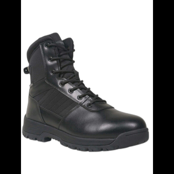 Men\'s Black Tactical Lace-Up Boot - Durable Work & Field Footwear Size 11 Soft main image 4